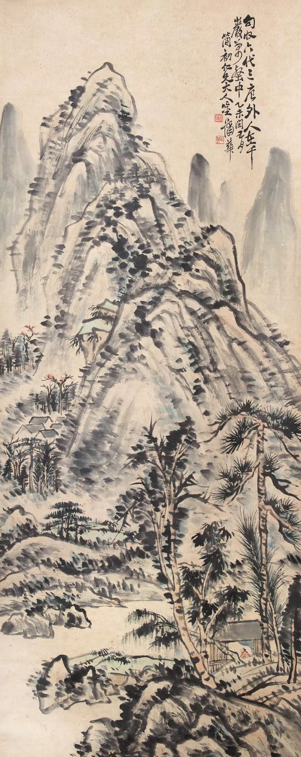 李复堂|疏懒散漫,人称“蒲邋遢”的蒲华:富于笔墨穷于命