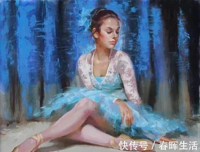 脱俗|她的油画有一种惊艳脱俗的美，乌克兰天才女画家艾琳·谢里