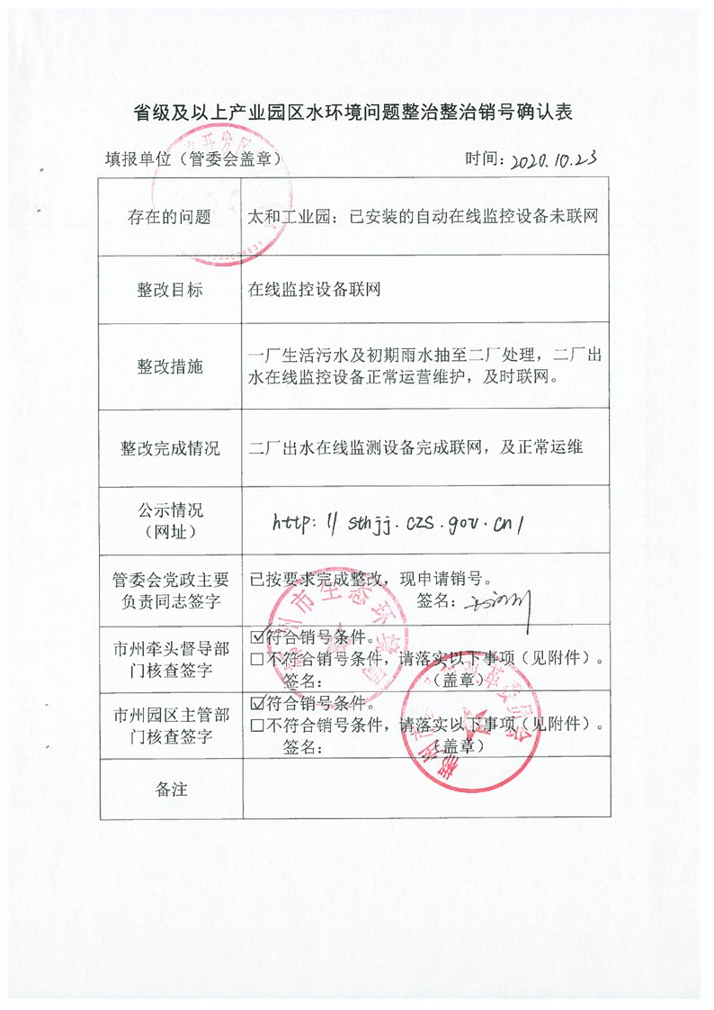 永兴|工业园区销号确认表公示（永兴7）