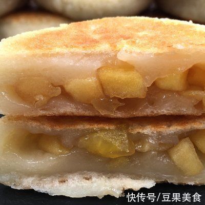 苹果糯米饼，制作简单，外层香脆，内里软糯甜蜜，超级好吃