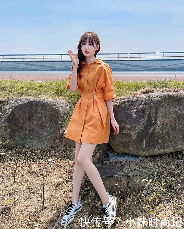 夏季如约而至,遮肉显瘦的衬衫裙,让你舒适度和时髦度同时在线