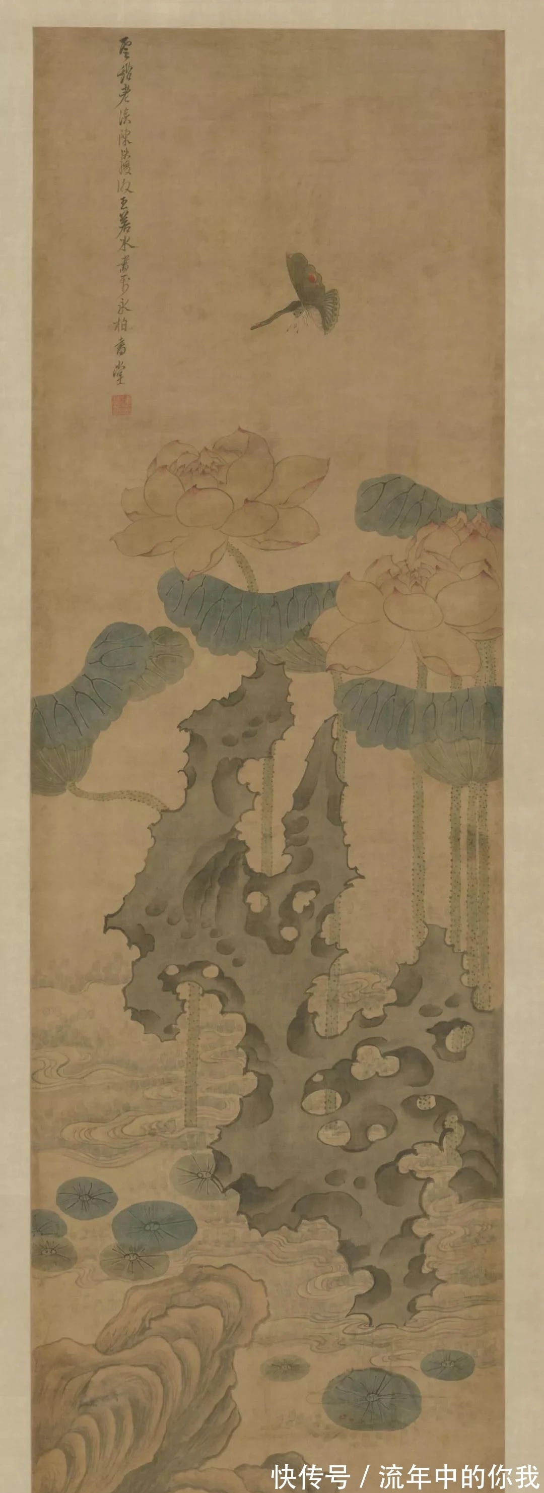 陈老莲$花鸟画|陈老莲画莲,中规中矩,一点不怪异,为什么?