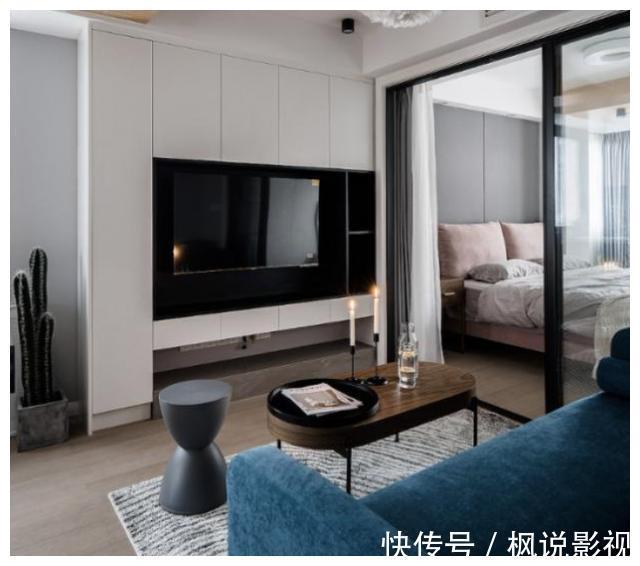 墙面|小户型如何装得宽敞大气?这套60㎡小家,如此设计,越装越大