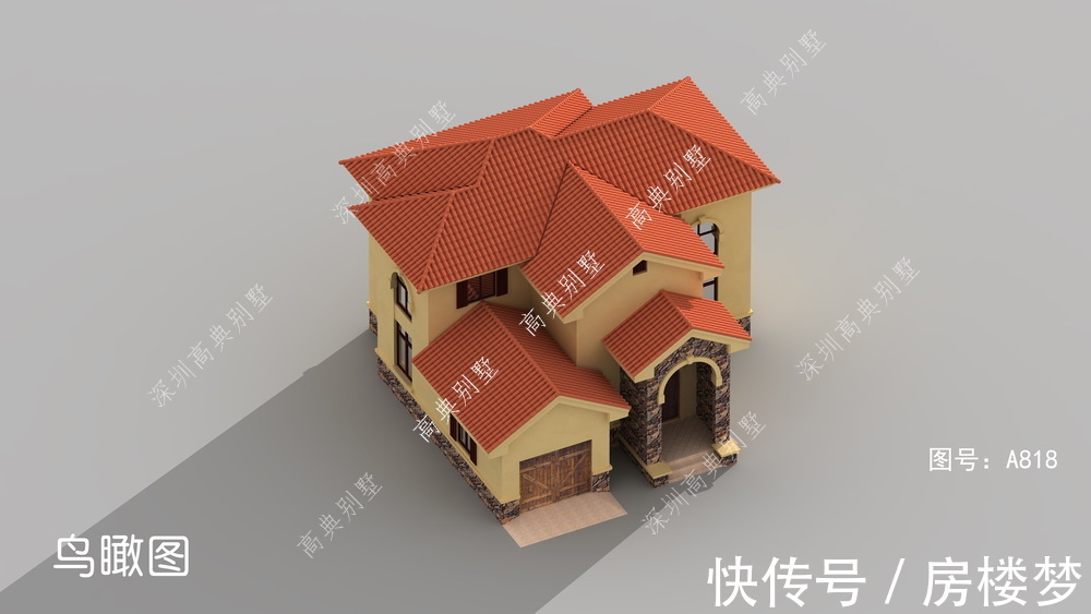 造价|二层简约实用的欧式别墅设计图，造价经济，是你们想要的那一款！