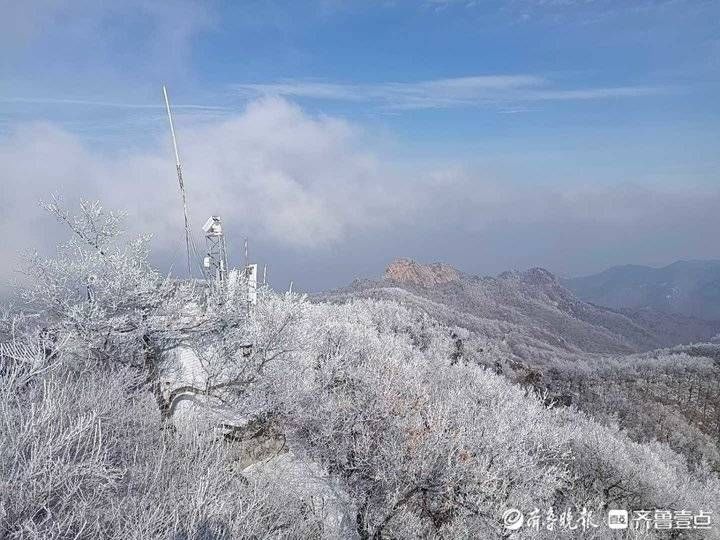 蔡长春|大美沂山，雾凇又起惊艳游人