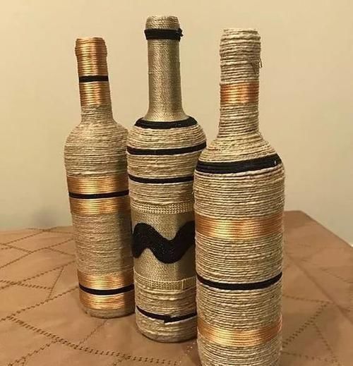 改造|DIY手工制作这是我见过最棒的酒瓶改造方案,好漂亮