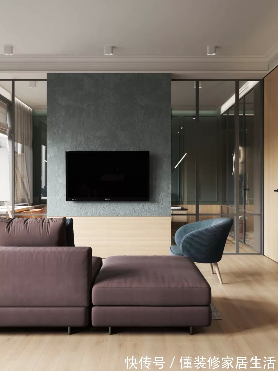 玄关|别再盯着北欧风啦,看看人家66㎡小户型轻奢风,豪宅也被秒成渣