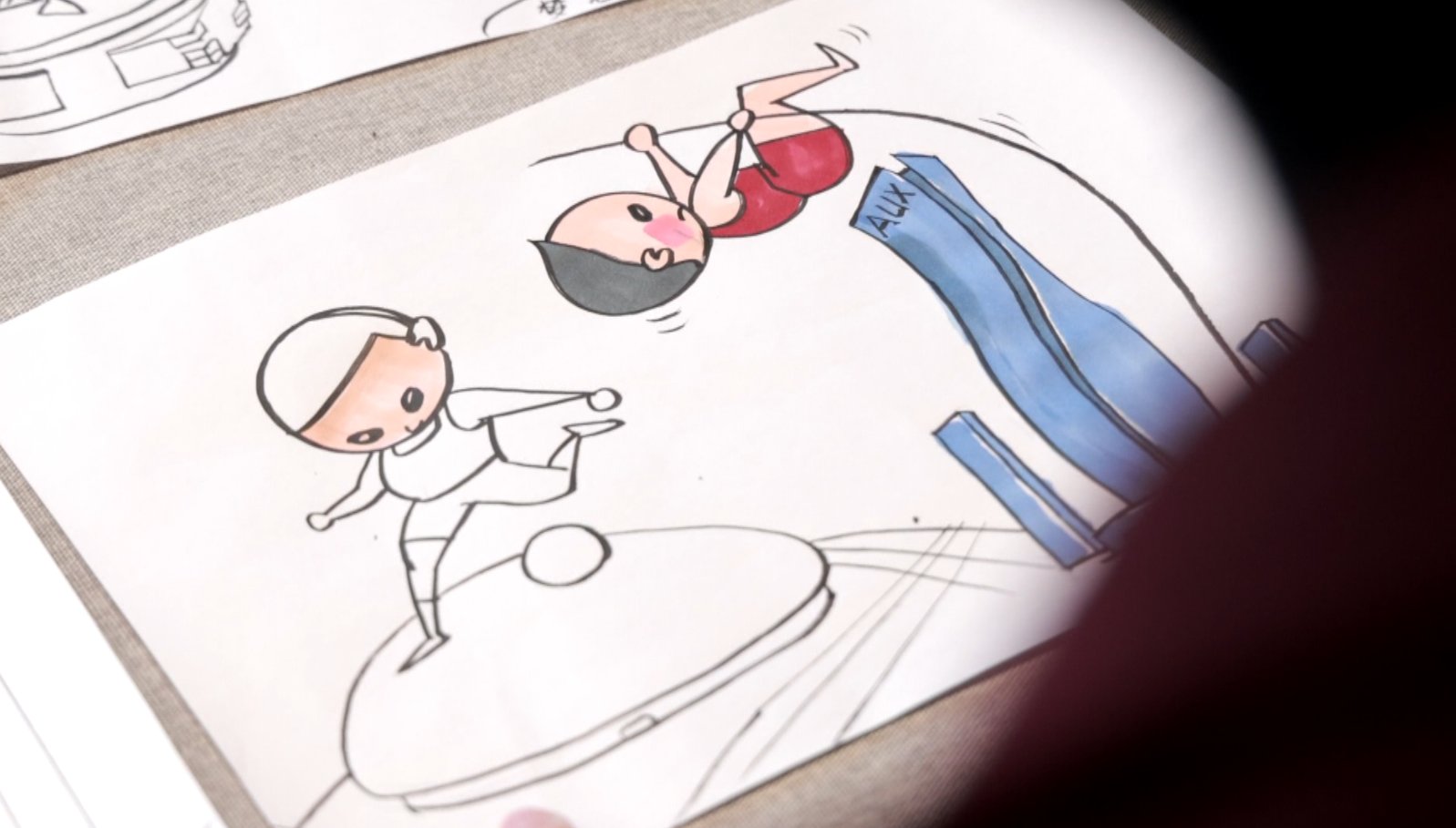 小老虎|余杭漫画家手绘60多幅创意画作 点亮亚运梦想