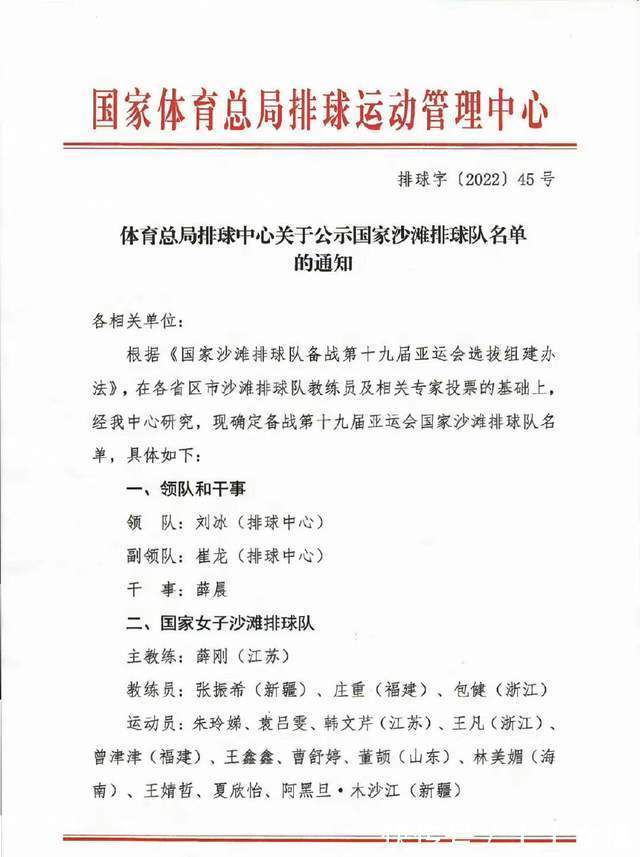 帕万|恭喜!山东女排小将入选沙排国家队,细数转战沙排的女排名将