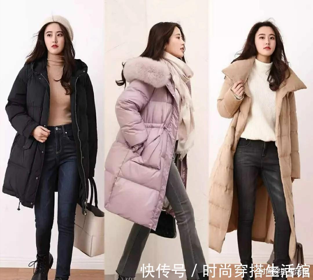 小姐姐 羽绒服下面尽量少穿裙子,今年拜年更流行这样穿,时髦保暖更高级