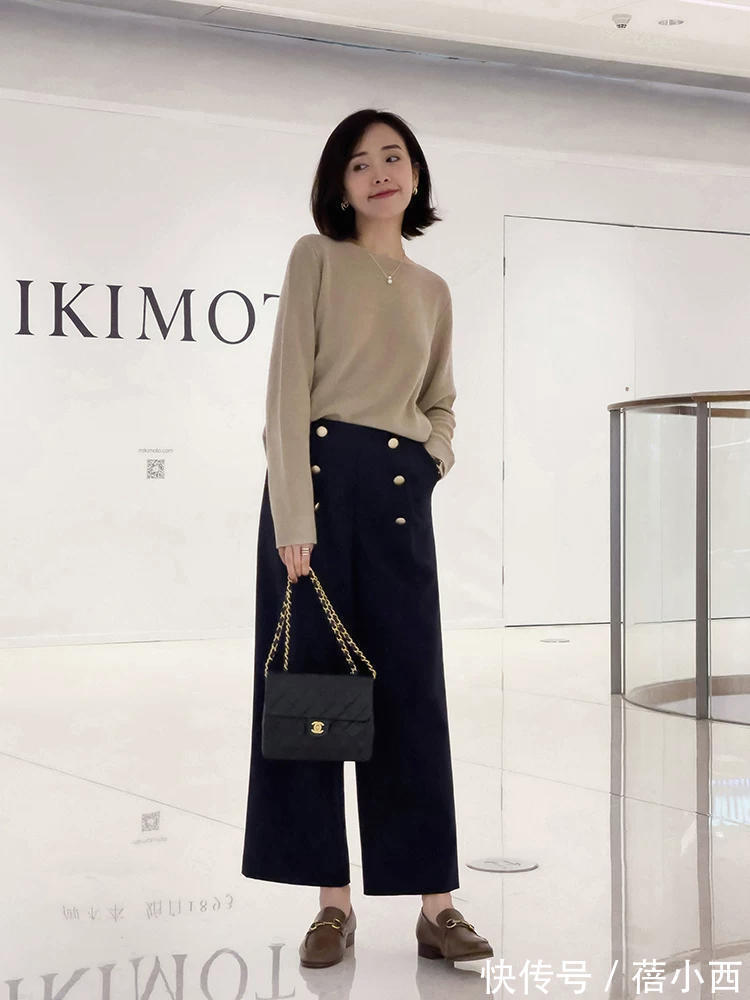 裤子|终于找到适合40+女性的裤子,“九分裤”才是王者,时髦又高级