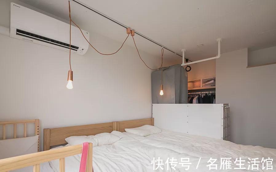 切割|82㎡都是智慧,拆除全屋隔墙,吊轨门切割空间,多出来5㎡储藏室