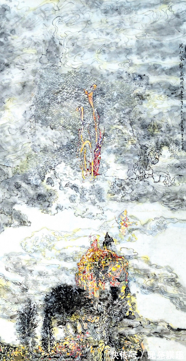 烟柳&「画作欣赏」一帘烟柳一路风景,画家余国城作品欣赏