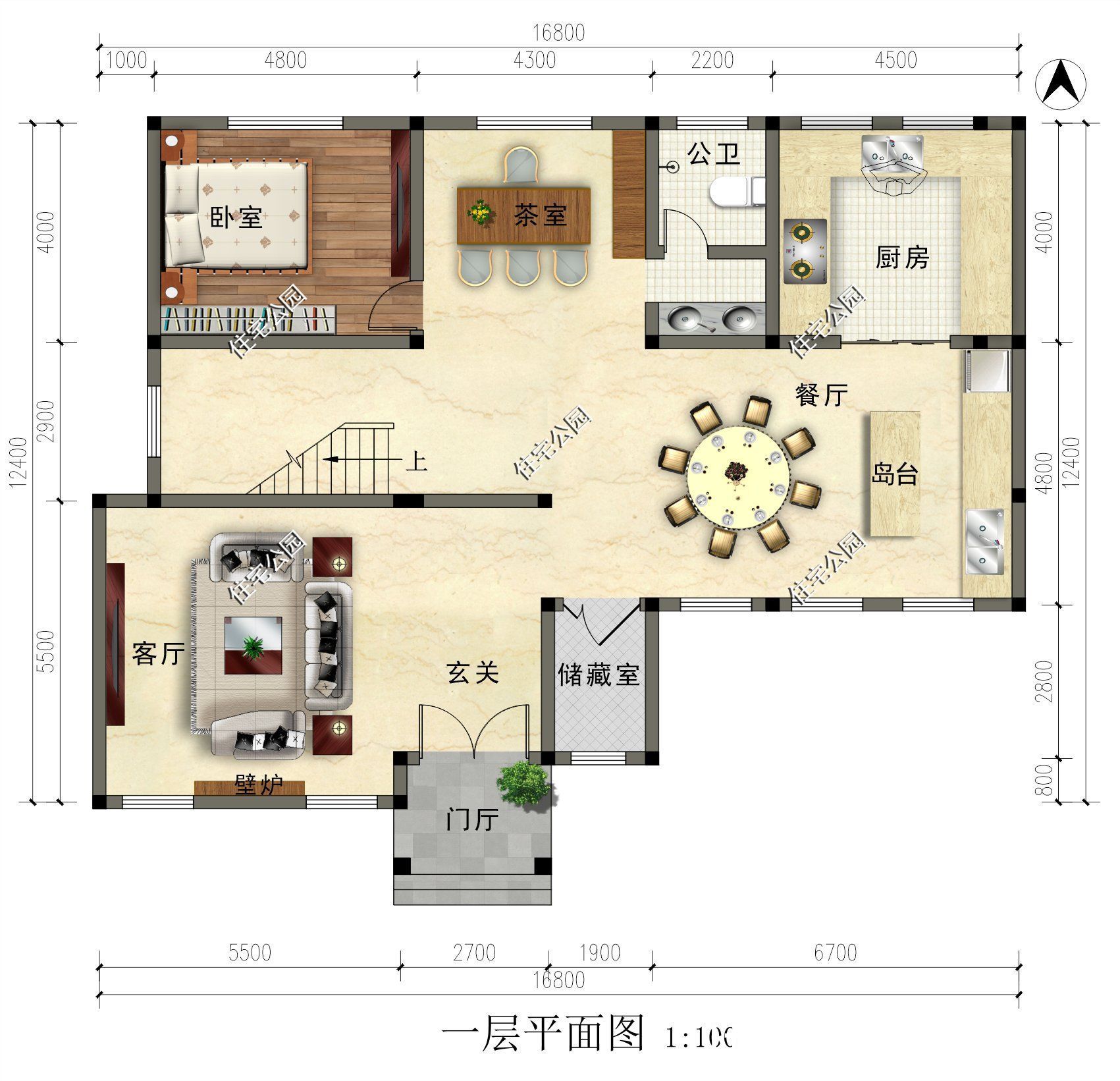 户型|农村有限高就盖这栋别墅吧，二层小楼只要9米高，房子好看又实用