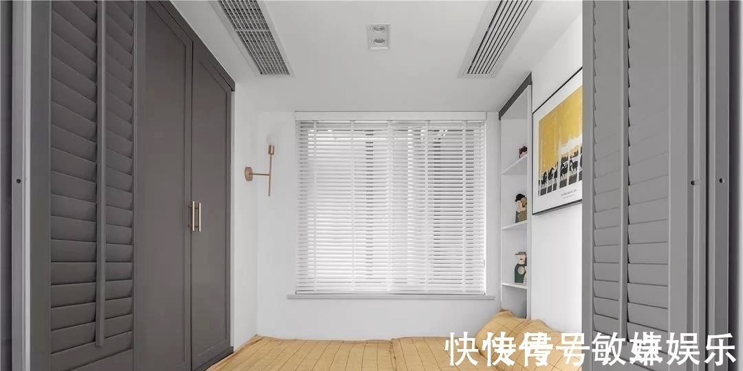 玄关|她家48㎡,拥有三间卧室,超大餐厅,书房客厅合二为一,太聪明了