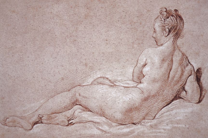 布歇@欧洲艺术家洛可可派代表弗朗索瓦·布歇素描作品欣赏