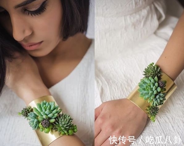 你的婚礼&不是所有首饰都是珠宝的,多肉做成首饰,颜值完全秒杀大牌首饰!