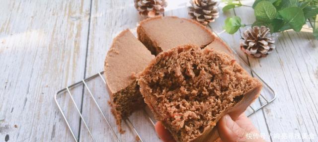 简单易行|懒人版红糖红枣蒸全麦糕,无需揉捏,简单易行,味道香甜