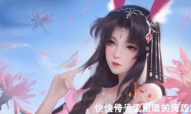 手绘版|斗罗大陆嫦娥版小舞好惊艳,两根长辫子衬托仙气,白衣装也很绝!