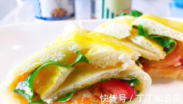 汉堡包|天热孩子没胃口，早餐这样做，4种食材俏搭配，低脂高蛋白，香！