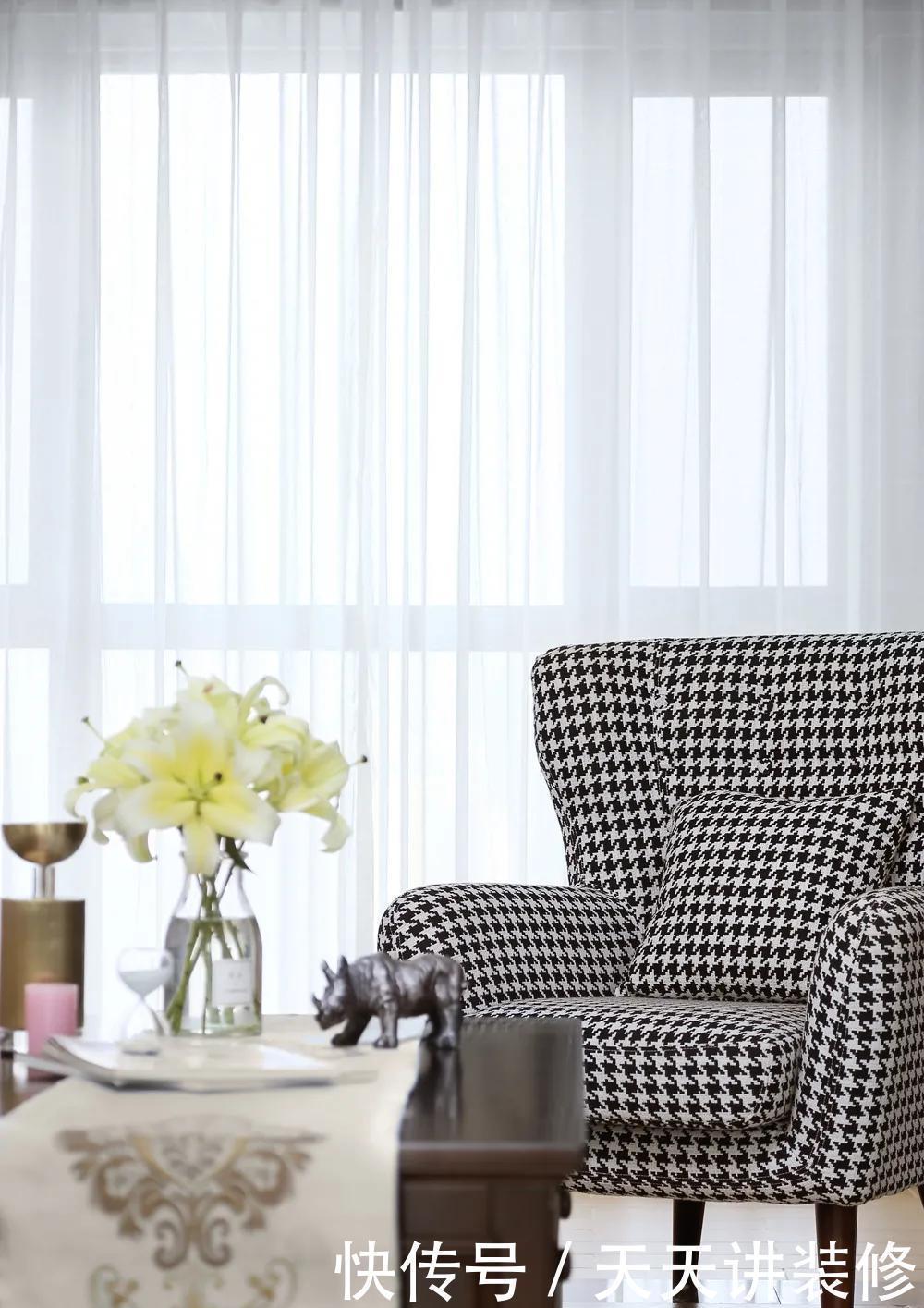 现代|127㎡现代美式风格新房装修,浪漫优雅简洁大方!