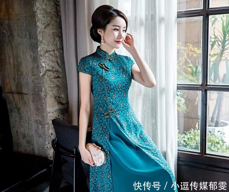 气质|复古优雅宴会棉旗袍,教你做最美气质女神!