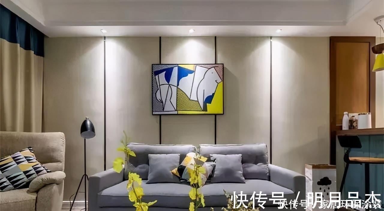 玄关|他的70㎡小家,现代北欧风装修个性十足,客餐厅布局太赞了,晒晒