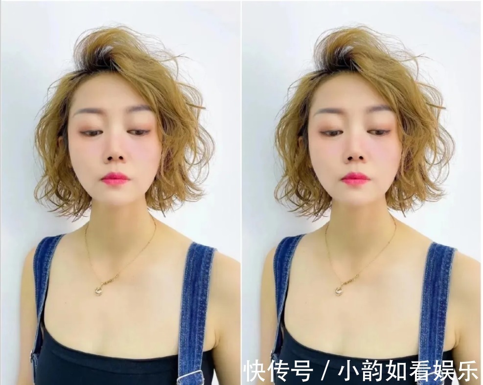短发 头发细软发型别乱剪,烫卷剪短发,让你变身高颜值