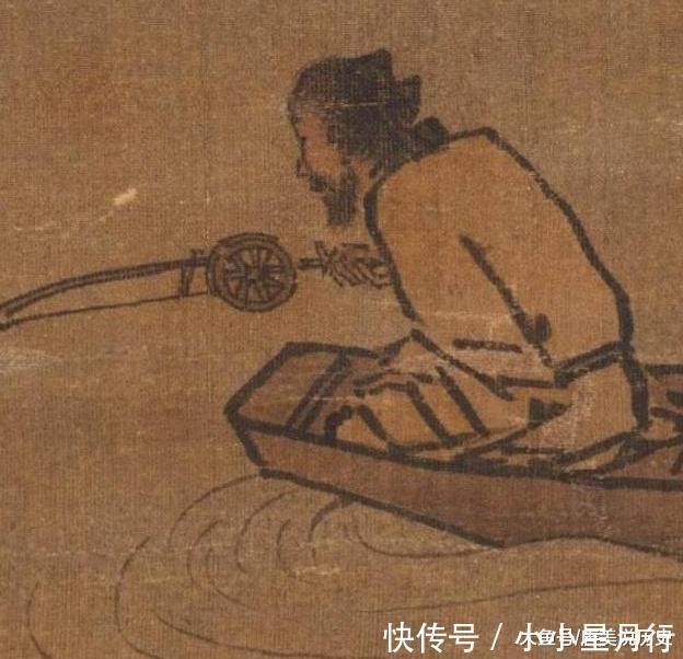 一幅画@一千年前的画只画船不画水,为何被称为神作放大10倍就懂了!