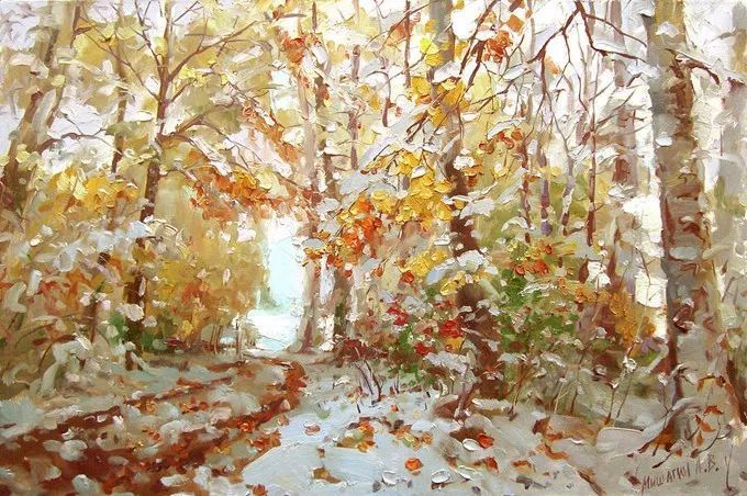 油画&浓郁的色彩,俄罗斯画家安德烈·米沙金的风景油画(二)