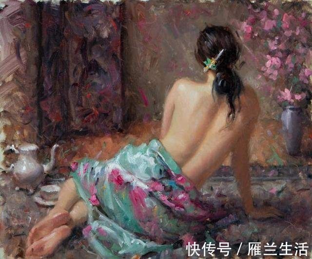 油画作品&美国艺术家的人体油画,技巧娴熟,细腻逼真