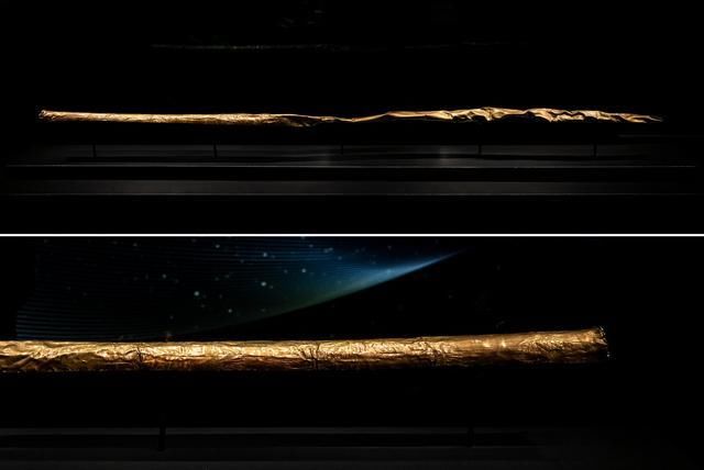 古蜀|耗时4个月，花费25万，小伙“神还原”三星堆金杖上热搜