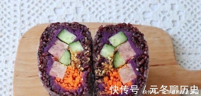 紫米饭团|减脂期一直最爱吃的主食,无油低脂,饱腹感十足,做一个能吃一天