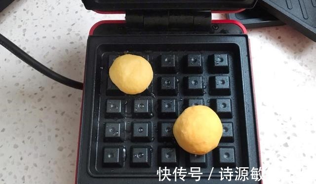 红薯饼|好吃美味的华夫饼，制作简单，营养健康！