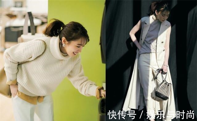 右图 穿来穿去还是白色最经典,除了单件穿搭,全身白色会更上档次!
