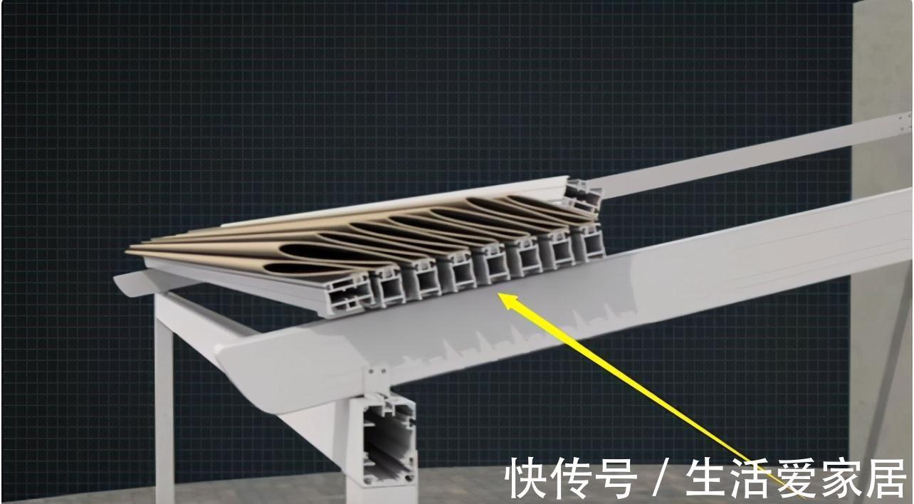 遮阳布|一楼别折腾装阳光房,直接换这种棚,通风遮阳效果好还能一键开合