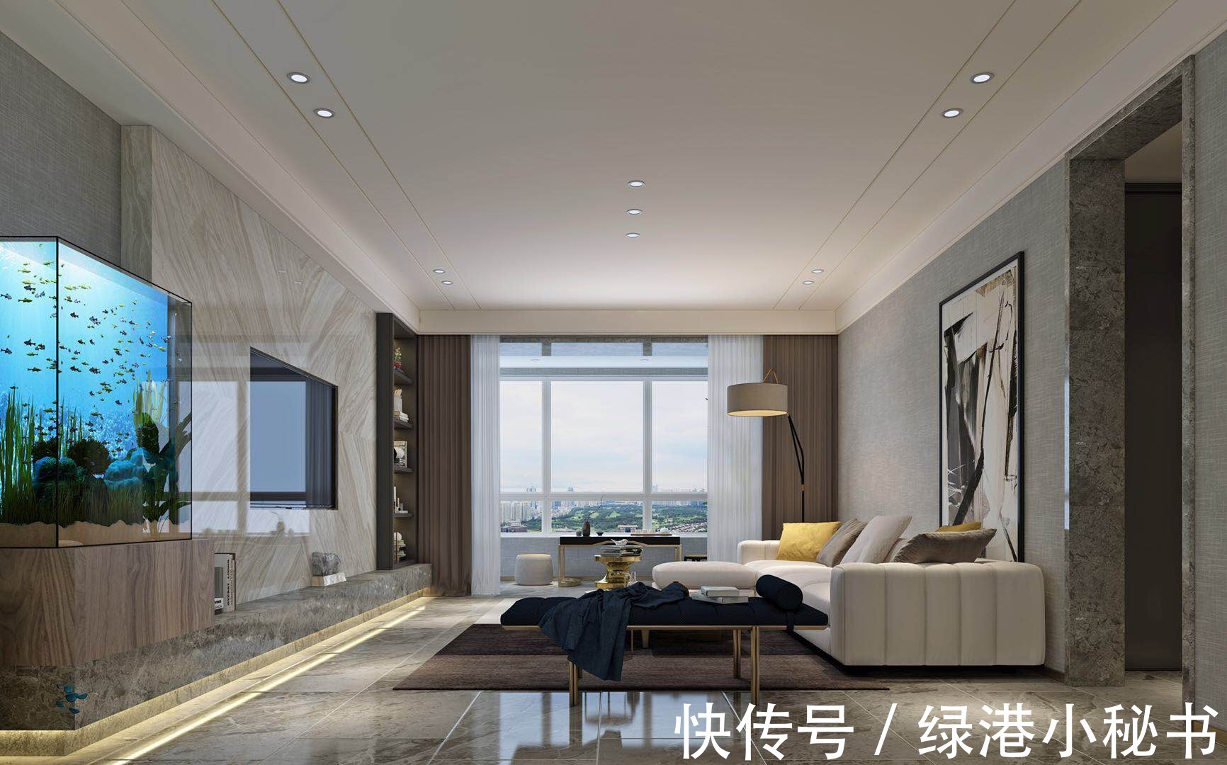 现代|装修案例欣赏：190平现代风格设计，这就是小说里男主的房间吧！