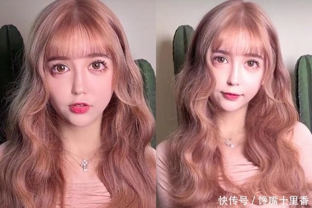 超显脸小的空气感八字刘海,搭配各种发型都很美!