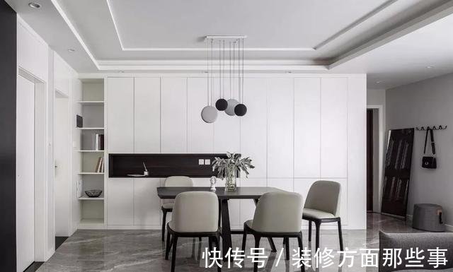 卧室|117平现代风三居室,把书房塞进客厅、把电视放过道