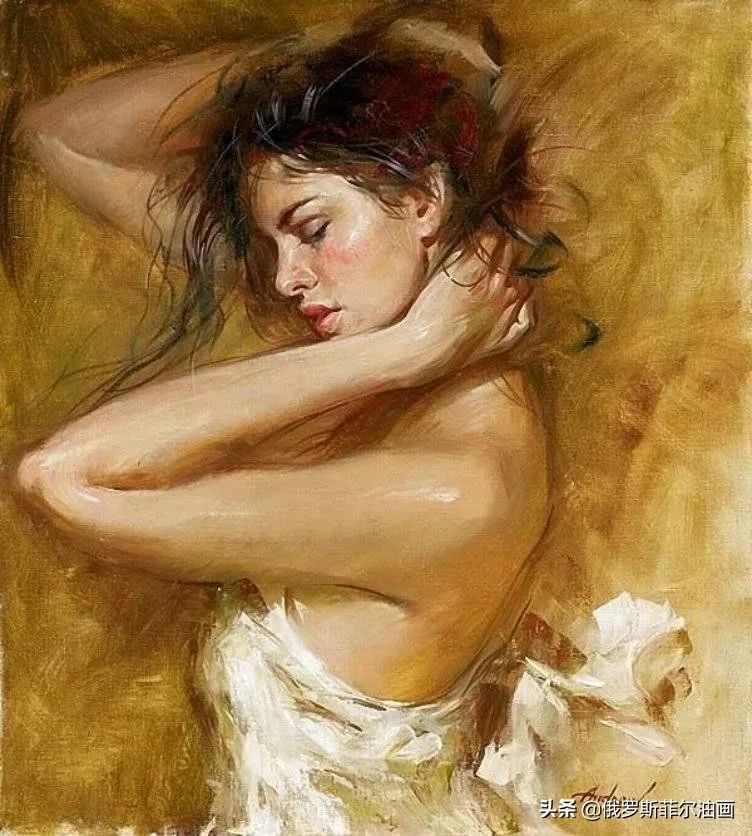 赏读&奔放美艳,活力无限~俄罗斯画家安德鲁的油画作品赏读