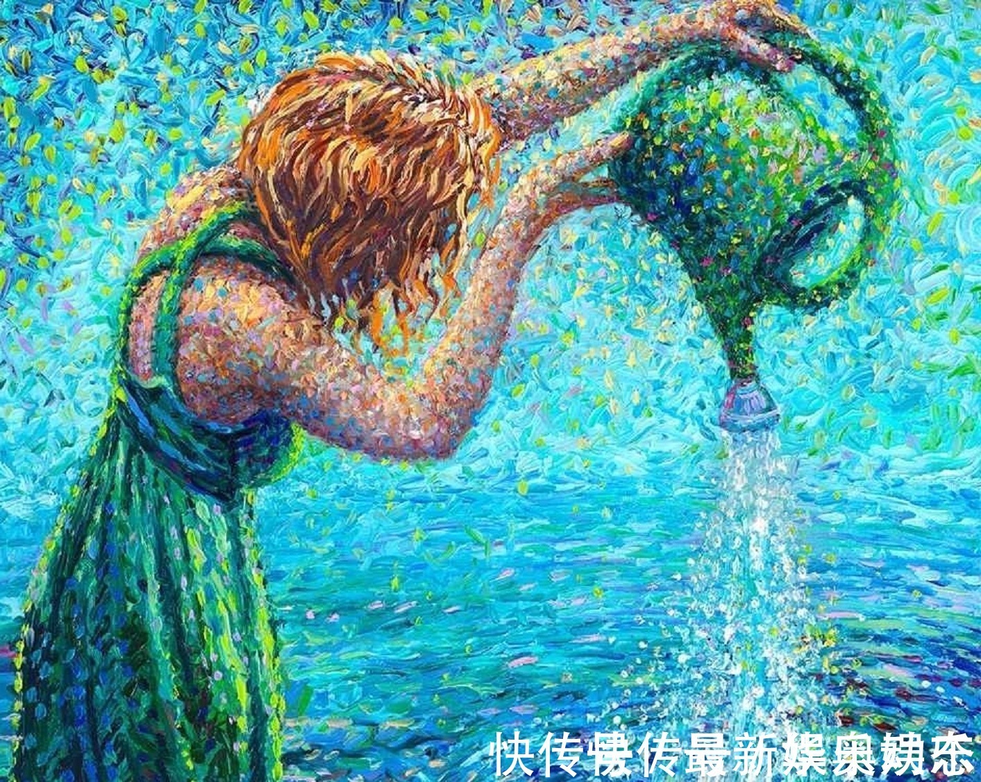 斯科特!扔掉画笔,用手指玩转色彩——美女画家艾里斯神奇的指上绘画