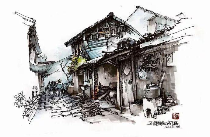 极品六大钢笔画,我是一张张跪着看完的,简直美爆