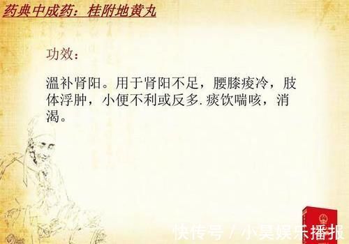 桂附地黄|桂附地黄丸和金匮肾气丸各自的功效有什么不同?