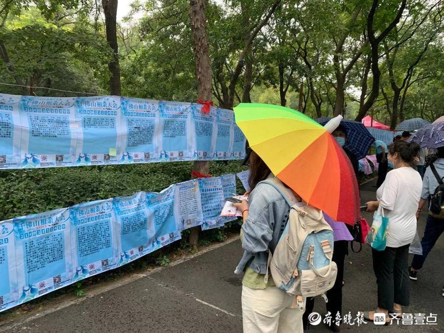 相亲大会|秋雨挡不住脱单的脚步！千佛山相亲大会开幕首日人气爆棚