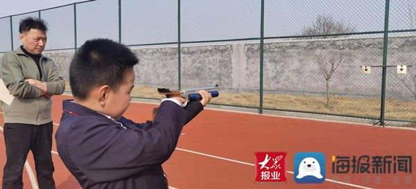 射击运动走进沾化校园 点燃学生射击梦