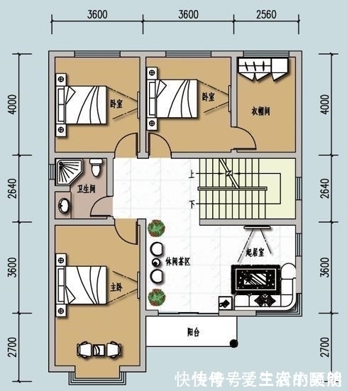 卧室|占地9米多, 这栋农村二层别墅却有5室1厅, 宅基地小也能盖出好房子!