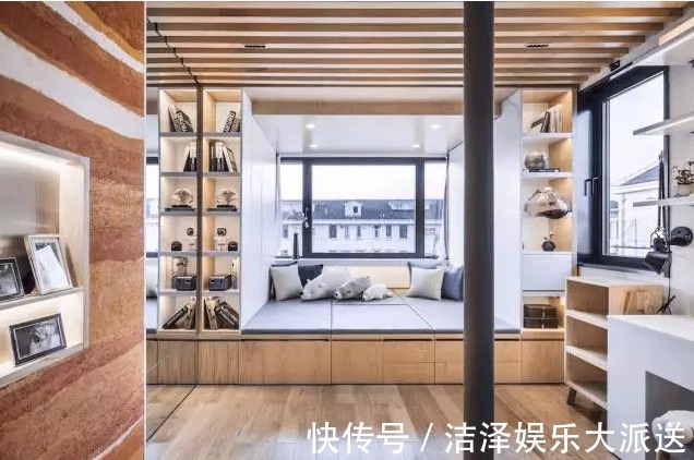设计|34平住下一家5口不拥挤,一进门把人迷住,卧室设计超级棒!
