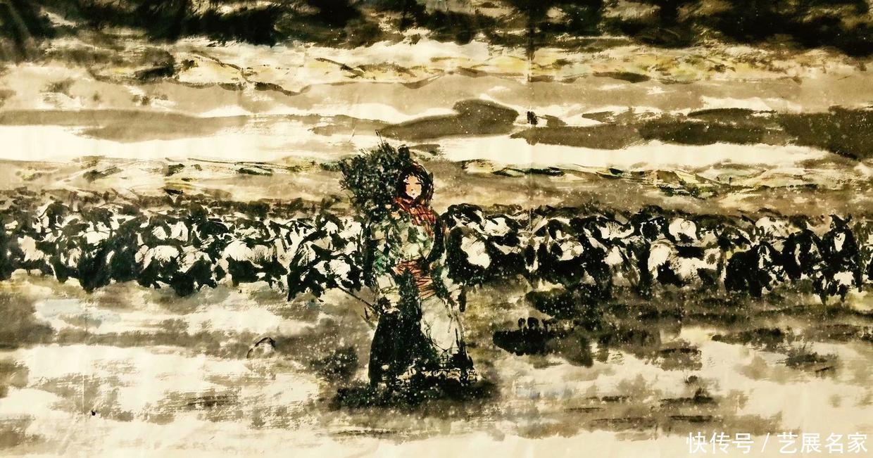 欣赏|【艺展中国】吴·斯日古楞绘画作品欣赏