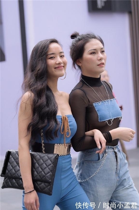小姐姐 闺蜜出街穿搭法则,风格各异,美丽相同!