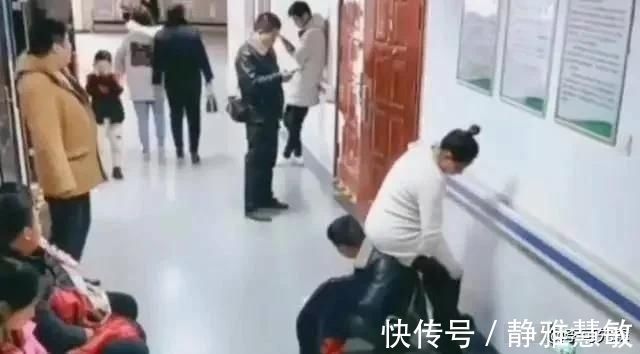 医院|“最美孕夫”火了,医院产检没人让座,准爸爸蹲坐当椅给孕妇坐